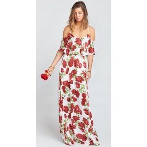 Show Me Your Mumu Caitlin Rosemance Maxi Dress M